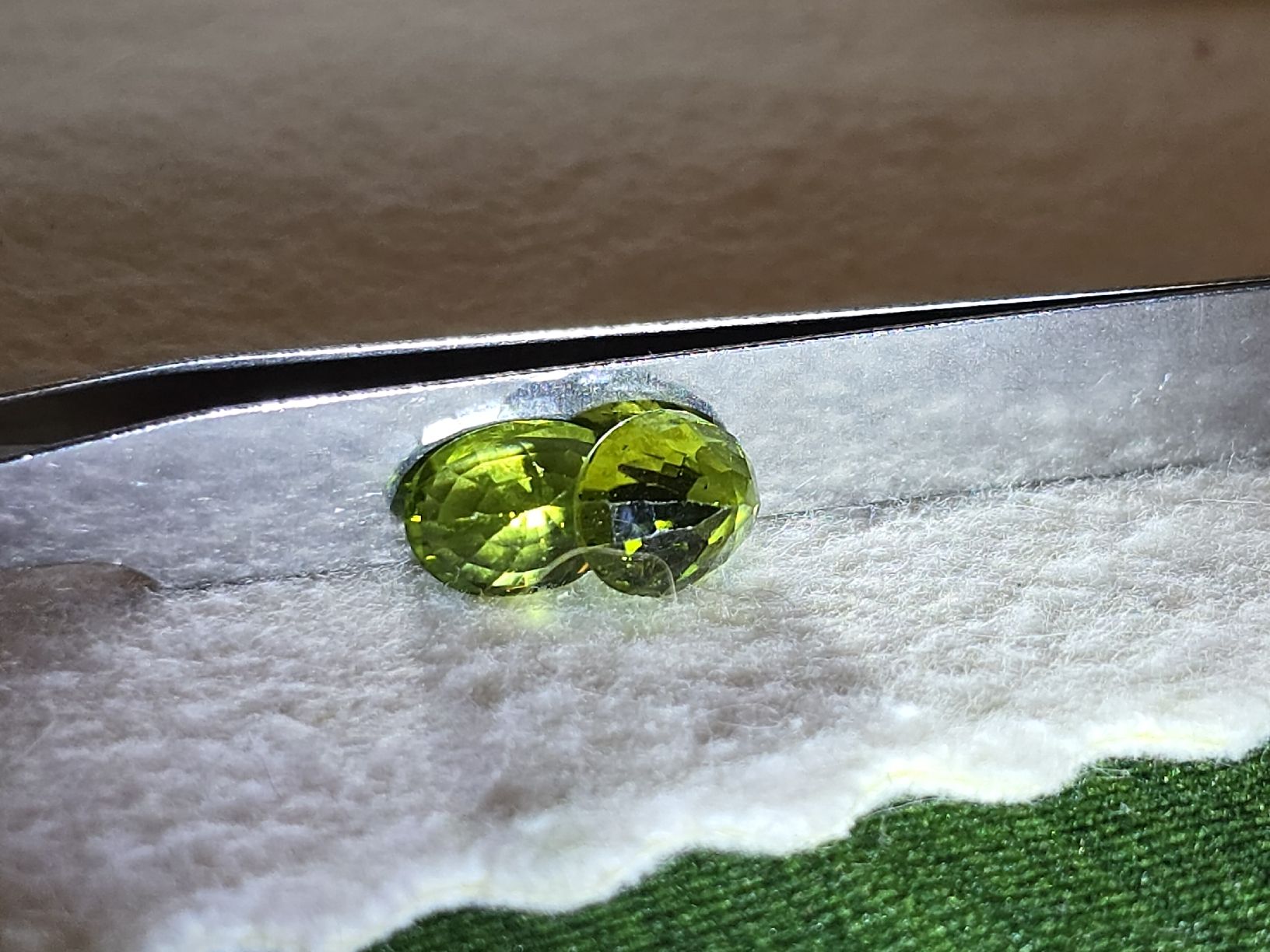 Pietre preziose: paire de Peridot 6.2ct – Usato da Carouge GE venduto da fra_sq8s 5