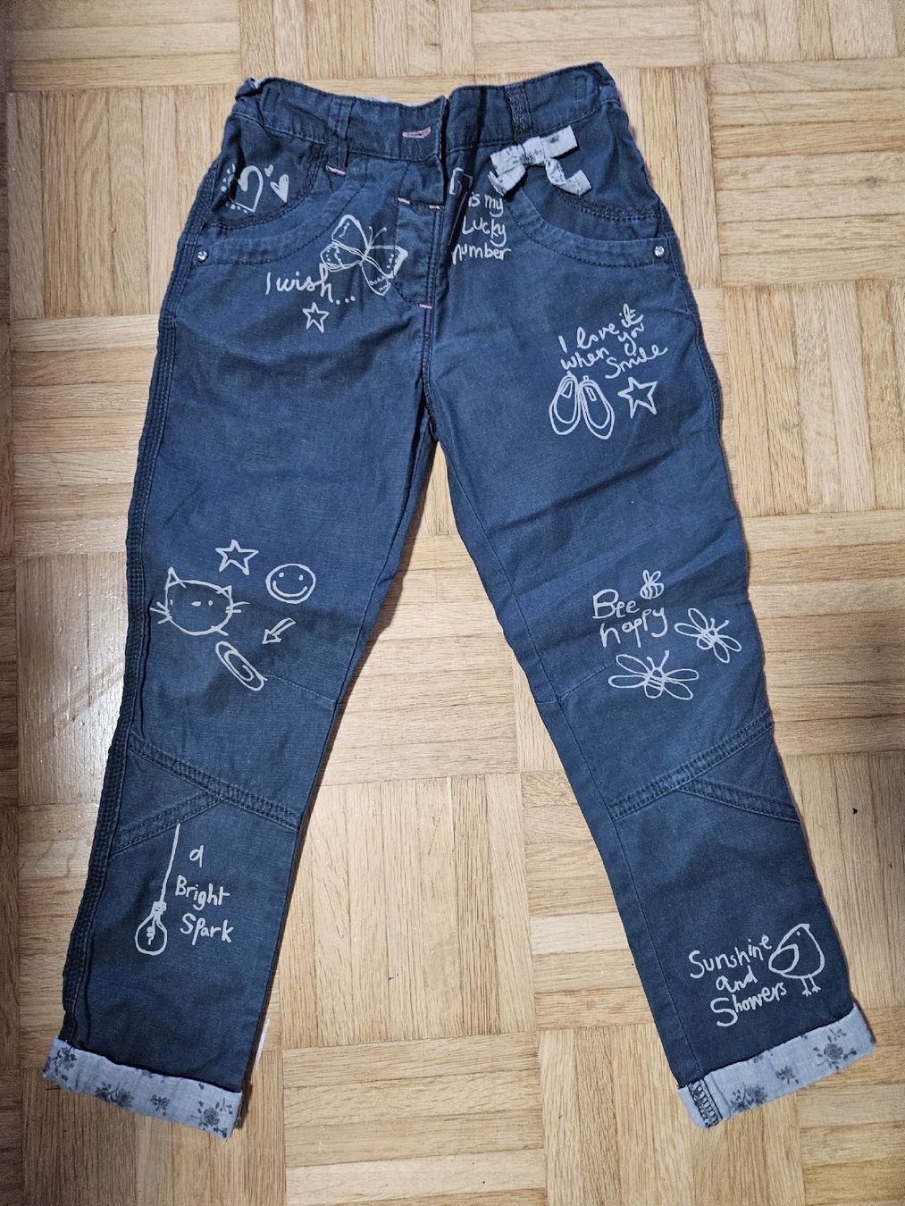 Next Pantaloni: Leichte Mädchen Hose Gr. 116 von next – Usato da Horw venduto da Zedy01