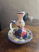 Kerzenhalter La Gomera Keramik bemalt guter Zustand