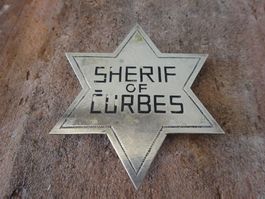 Original Western Sheriff Stern Orden / Silber