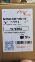 Metalldachplatte Marzari Typ Ton251 verzinkt neu