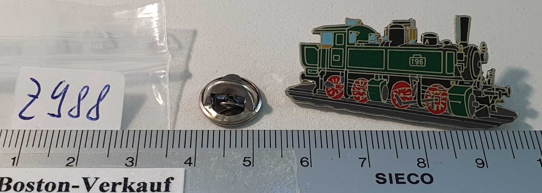 Plaketten & Abzeichen: Z988 - Pin Dampflokomotive – Gebraucht aus Reinach BL von Boston-Verkauf 2
