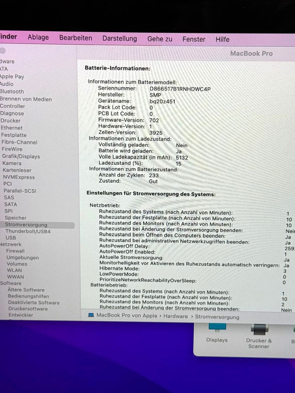 Apple Notebook: Apple MacBook Pro 15" A1707 (Core i7_Touch Bar) – Usato da Sempach venduto da sta_p662 2