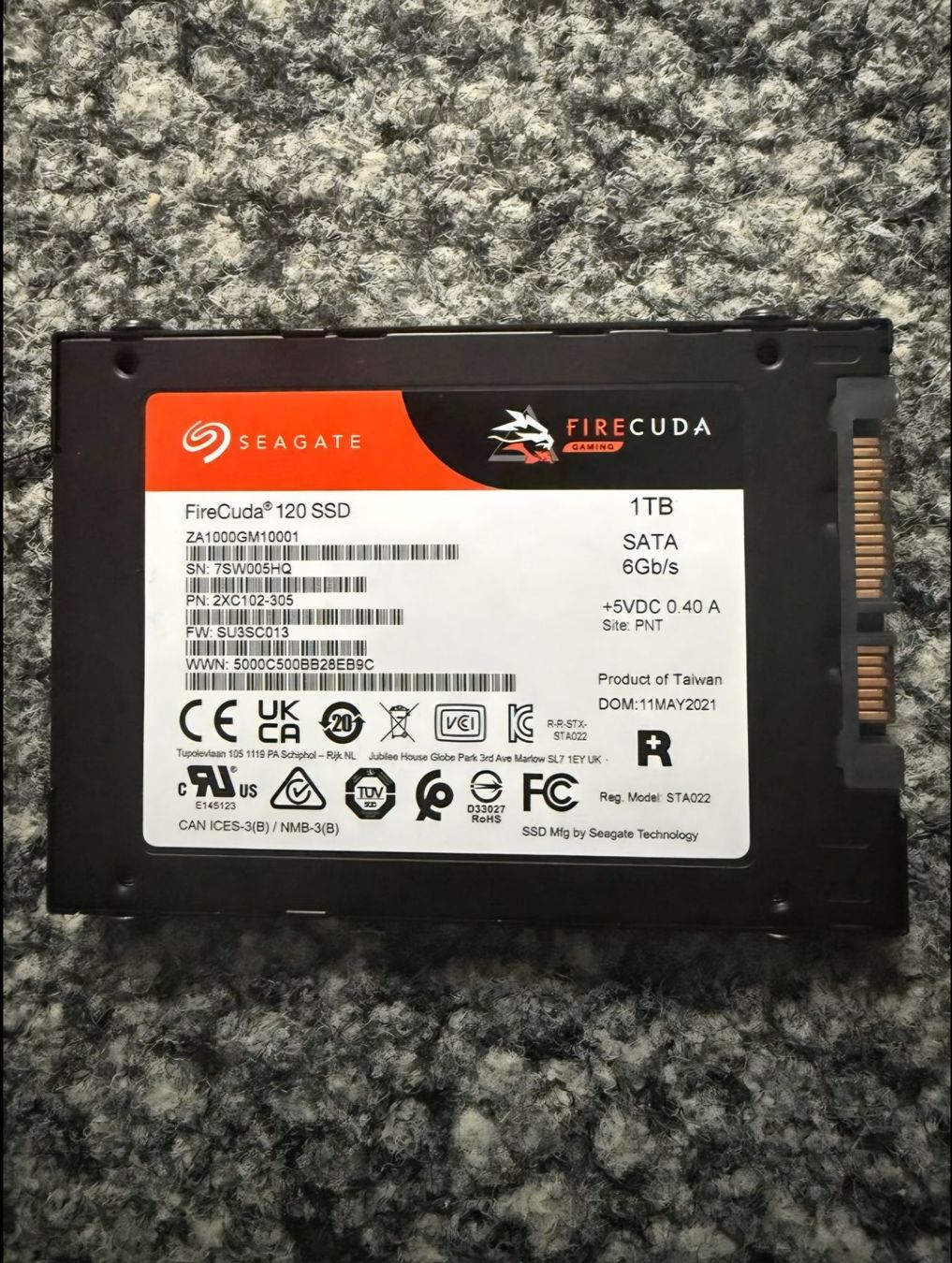 Seagate Harddisks: SSD Fire Cuda 120 SATA 1TB – Gebraucht aus Horw von iglu370 1