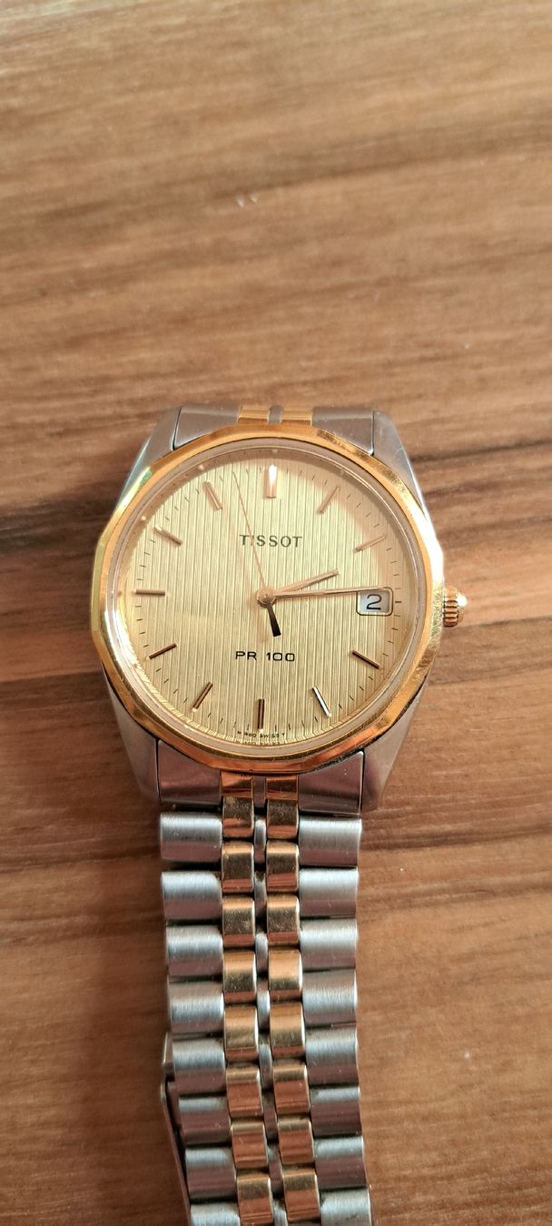 Tissot Uhren: Herrenuhr Tissot PR 100 Quartz – Gebraucht aus Ennetbaden von Rosen1