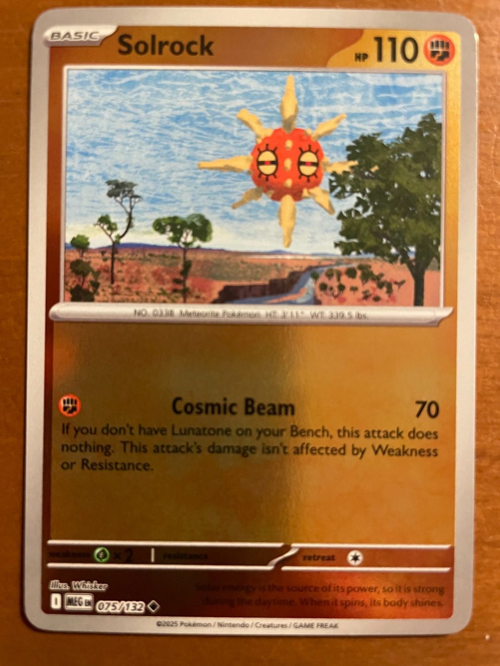 Pokémon Carte collezionabili: Pokemon Solrock Reverse (Versand gratis) – Nuovo (secondo la descrizione) da Chur venduto da Angerson