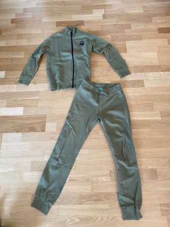 Benetton Trainer Set Hose und Pullover Gr. 170 13-14 Jungs