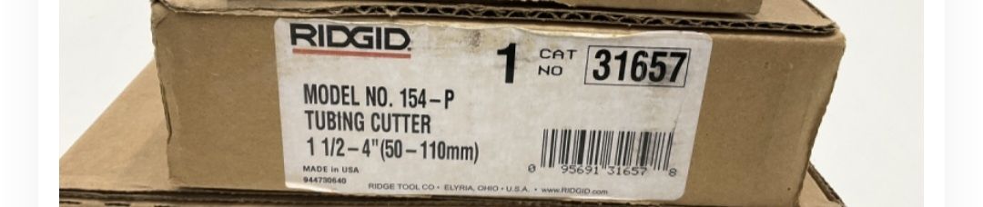 Ridgid Tutti gli attrezzi: Ridgid Rohrabschneider – Nuovo e nell'imballaggio originale da Tuggen venduto da Sani-liquidation 1