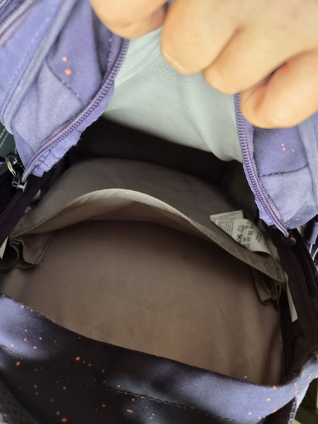 Borse & Zaini: Schulrucksack Satch lila gesprenkelt  – Usato da Sigriswil venduto da Aline_87 6