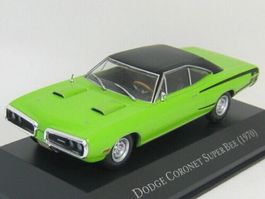 Dodge Coronet Super Bee 1970 hellgrün / schwarz       1:43
