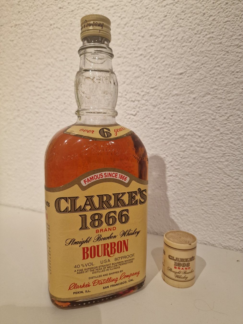 Bevande alcoliche: Clarkes 1866 Bourbon Whiskey – Usato da St. Margrethen SG venduto da Goldig 4