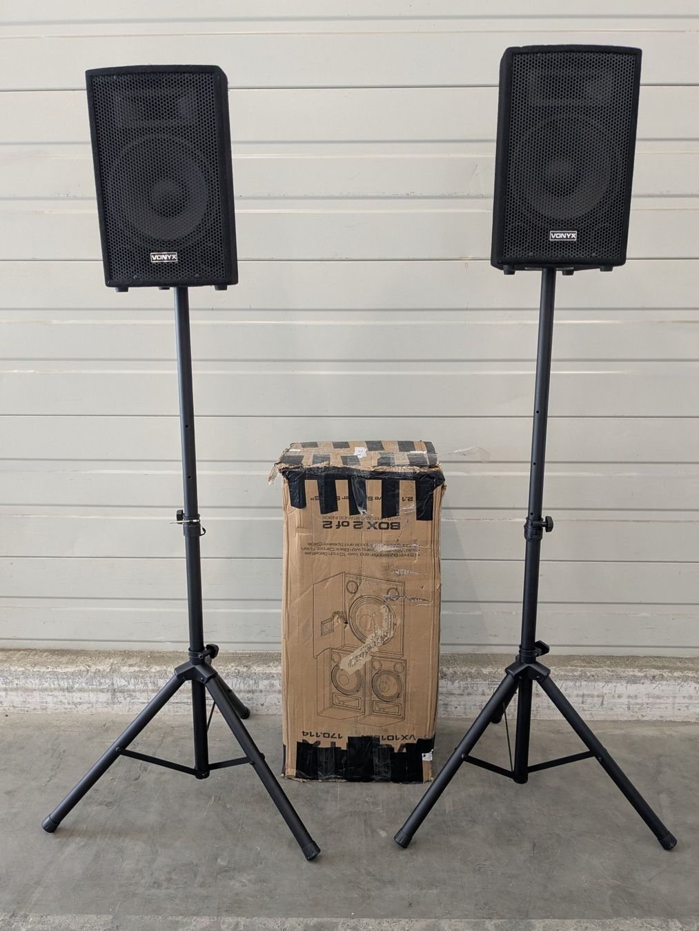 Casse acustiche: VONYX VX1015 BT (2er Set Stand + Speaker) – Nuovo (secondo la descrizione) da Dintikon venduto da Restwert_Dintikon