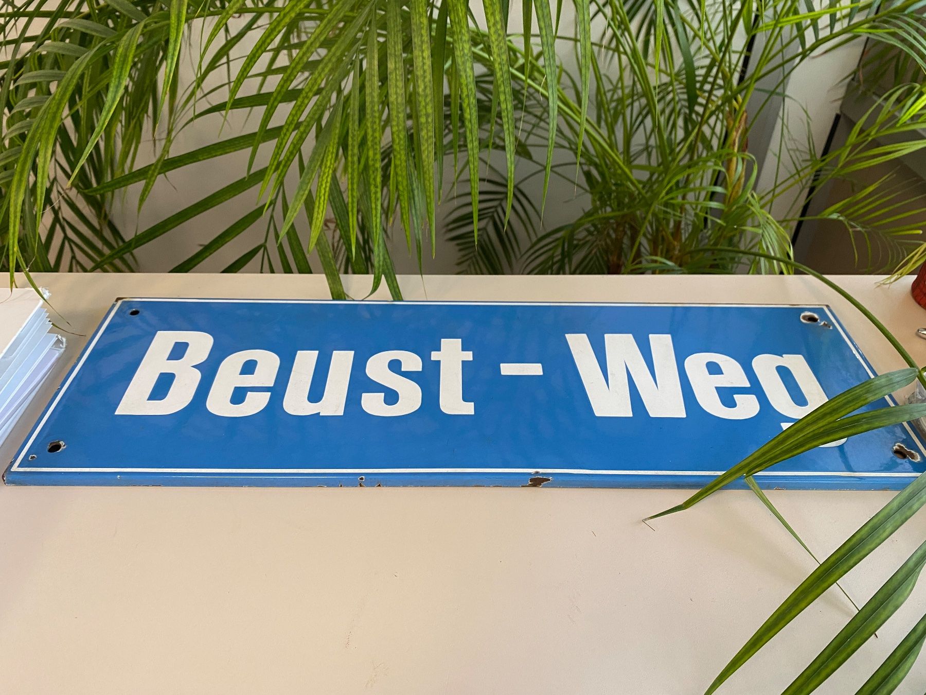 Ecriteaux: Email-Schild Vintage ! Beust-Weg ! – D'occasion à Brügg BE par rutschimedizin