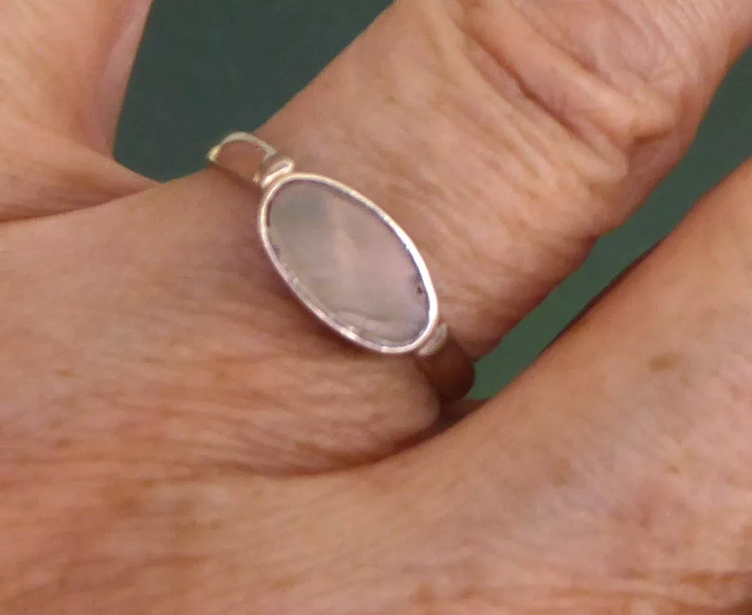 Anelli: Ring 925 Silber mit Perlmutter – Usato da Muri AG venduto da silvermouse007