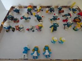 Diverse Schlumpf-Figuren (Schlümpfe)