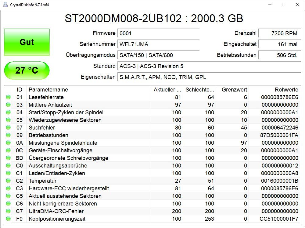 Seagate Dischi rigidi: 2TB Seagate Barracuda - wie neu – Usato da Baden venduto da Rolaru 1