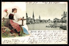 Präge-Lithographie Zürich, Zürcherin 