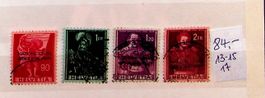 SUISSE SERVICES  TIMBRES OBLITÉRÉS ONU SBK 84.00 /U699