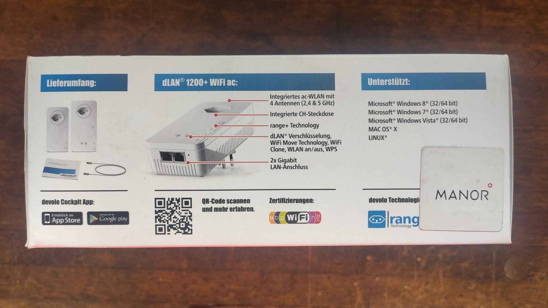 Devolo WiFi: Devolo dLAN 1200+ Wifi ac Starter Kit – D'occasion à Birsfelden par Stephan.W 3