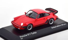 Porsche 911 / 930 Turbo 1974-1978 rot / schwarz     1:43