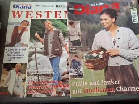 Strickanleitung Weste Damen Grösse 34-44 guter Zustand