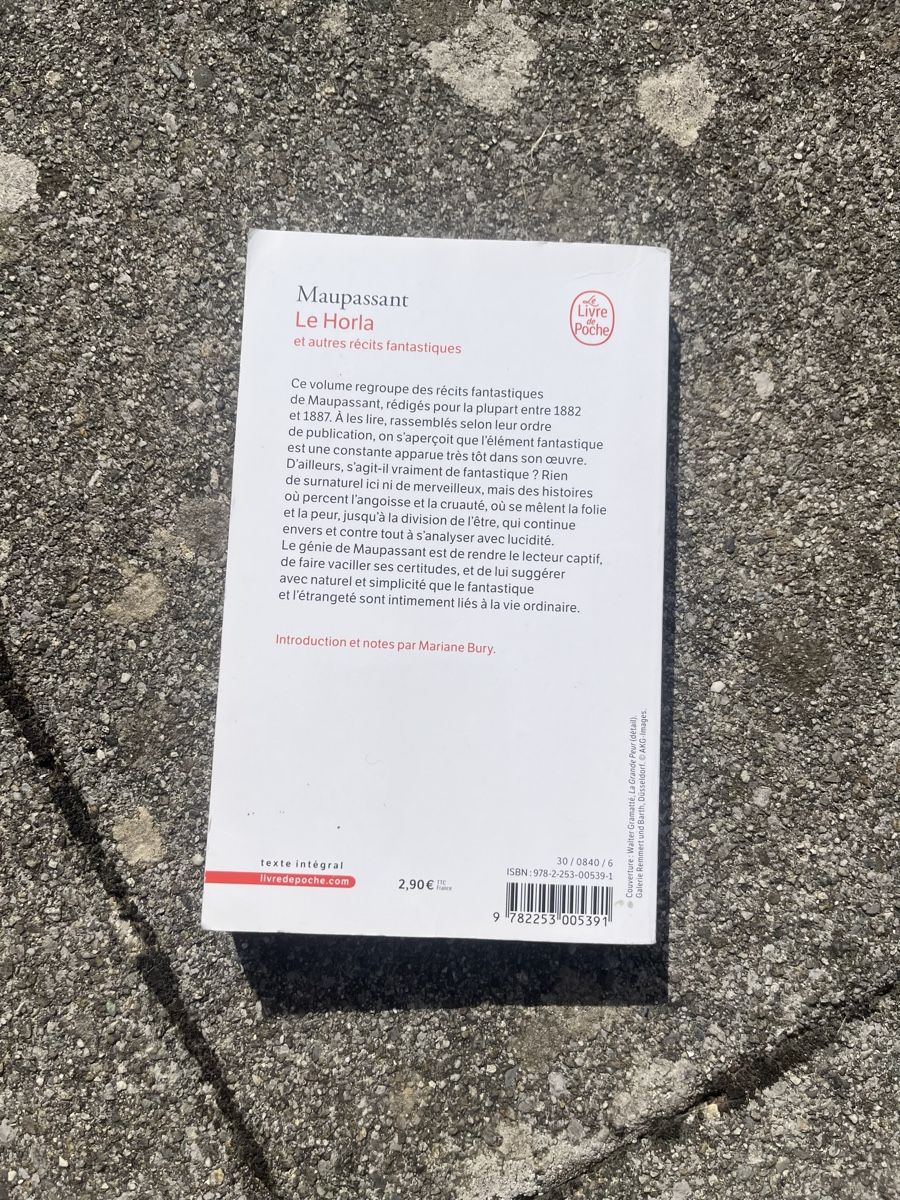 Libri: Le Horla - Maupassant - édition 2019 – Usato da Villars-sur-Glâne venduto da maeva_christan_mc 1