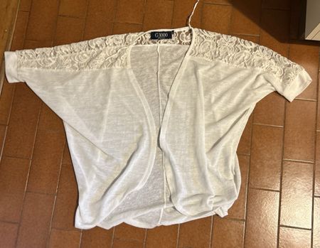 Gilet blanc G3000 dentelle taille 36