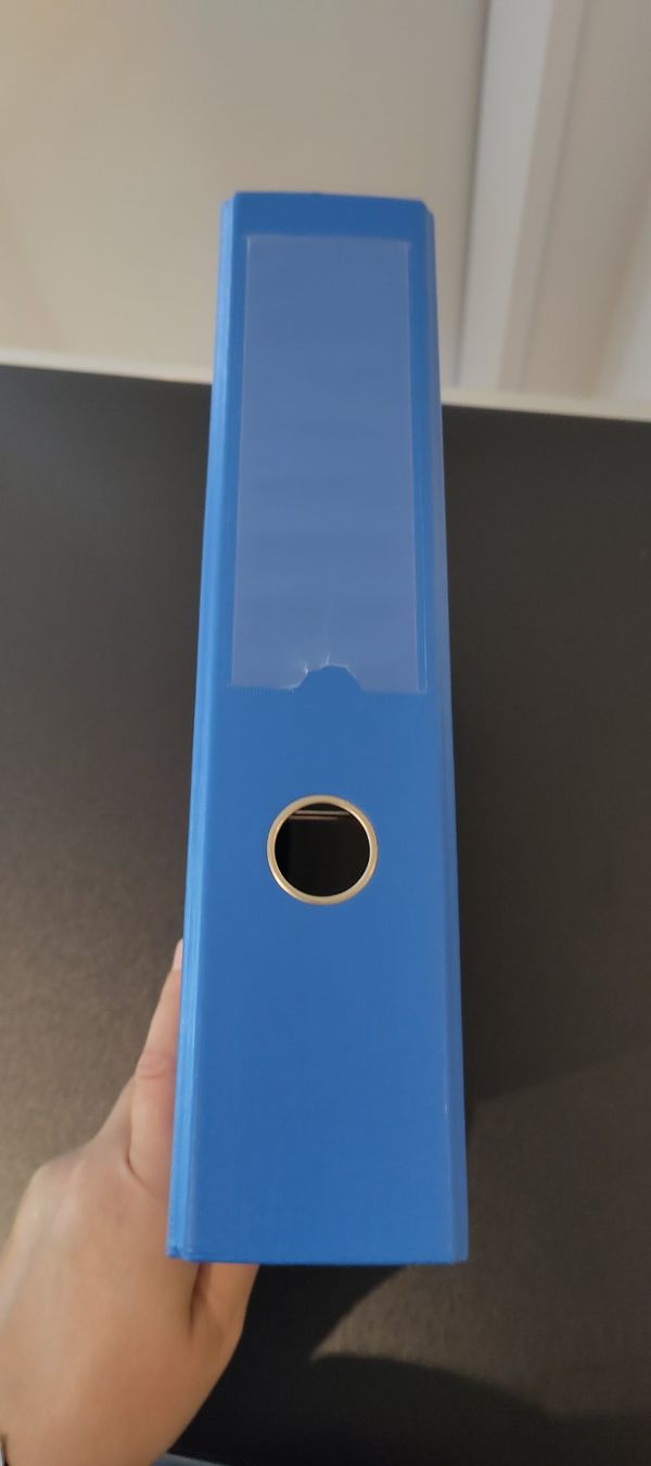 Ordner: Ordner A4 Blau 75mm Breit mit Transparenthülle – Gebraucht aus Felben-Wellhausen von AWDienstleistungen 3