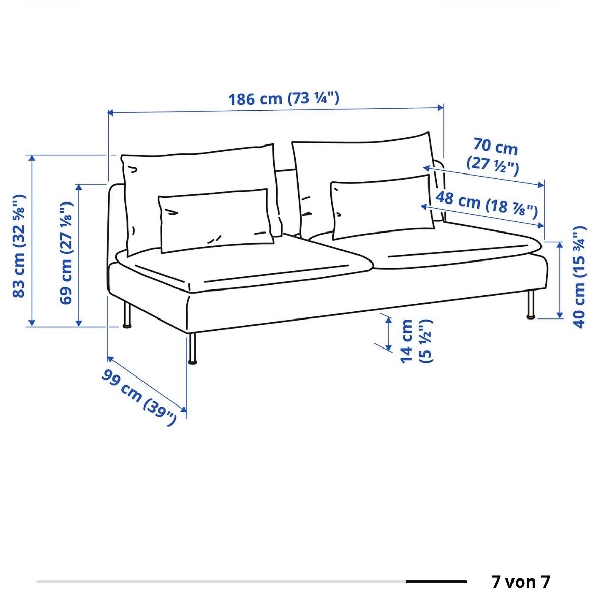 Divani: Sofa Söderhamn (Ikea) – Nuovo (secondo la descrizione) da Zuchwil venduto da tho_krp5 2