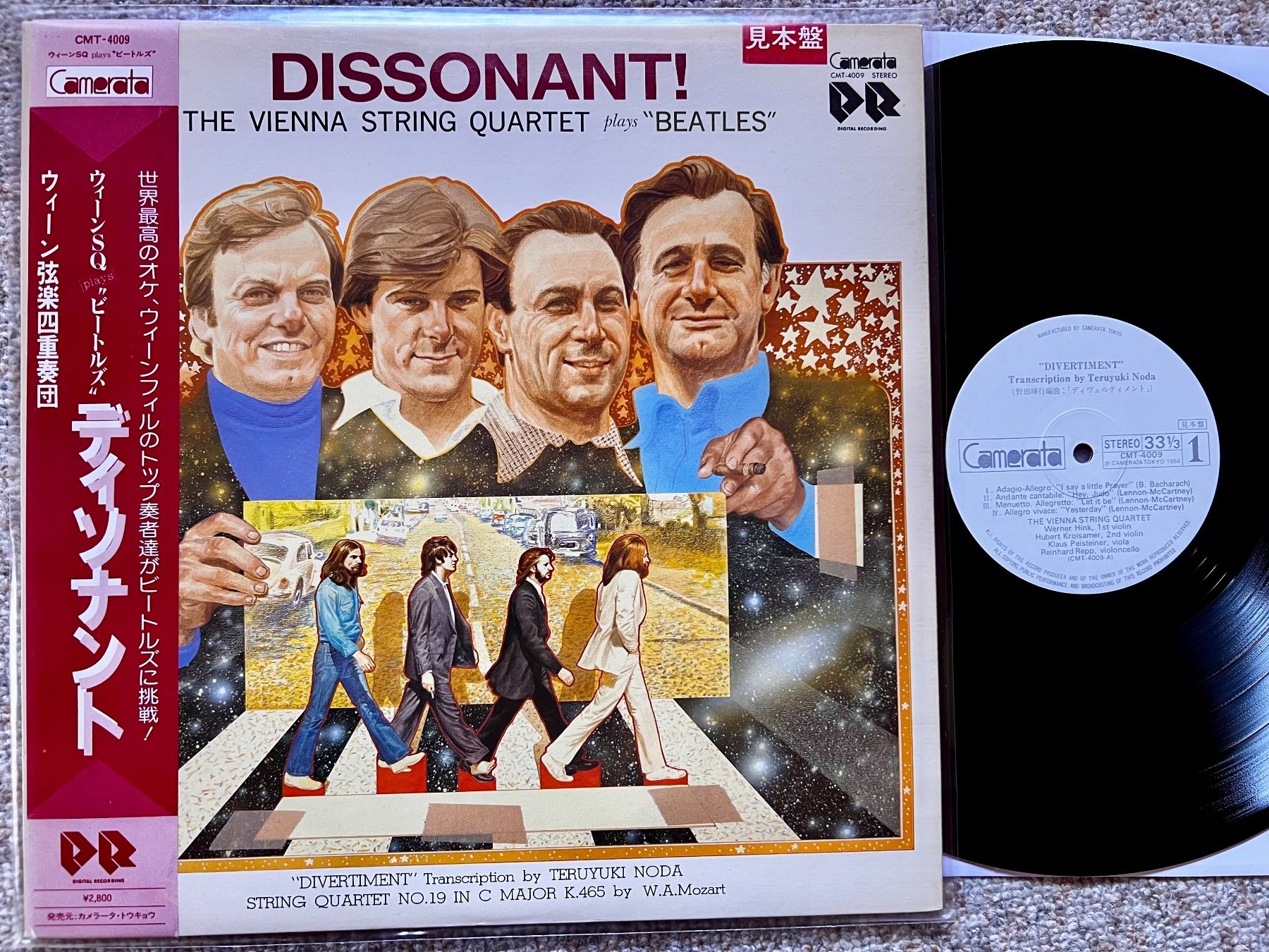 Schallplatten: Dissonant! The vienna string quartet plays Beatles LP Japan – Gebraucht aus Unterseen von vinylmore