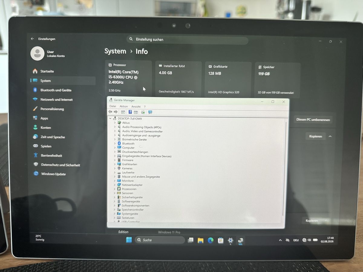 Microsoft Tablet PC: 2 Stk. Microsoft Surface Pro 4 – Usato da Seuzach venduto da Seuzemer 2