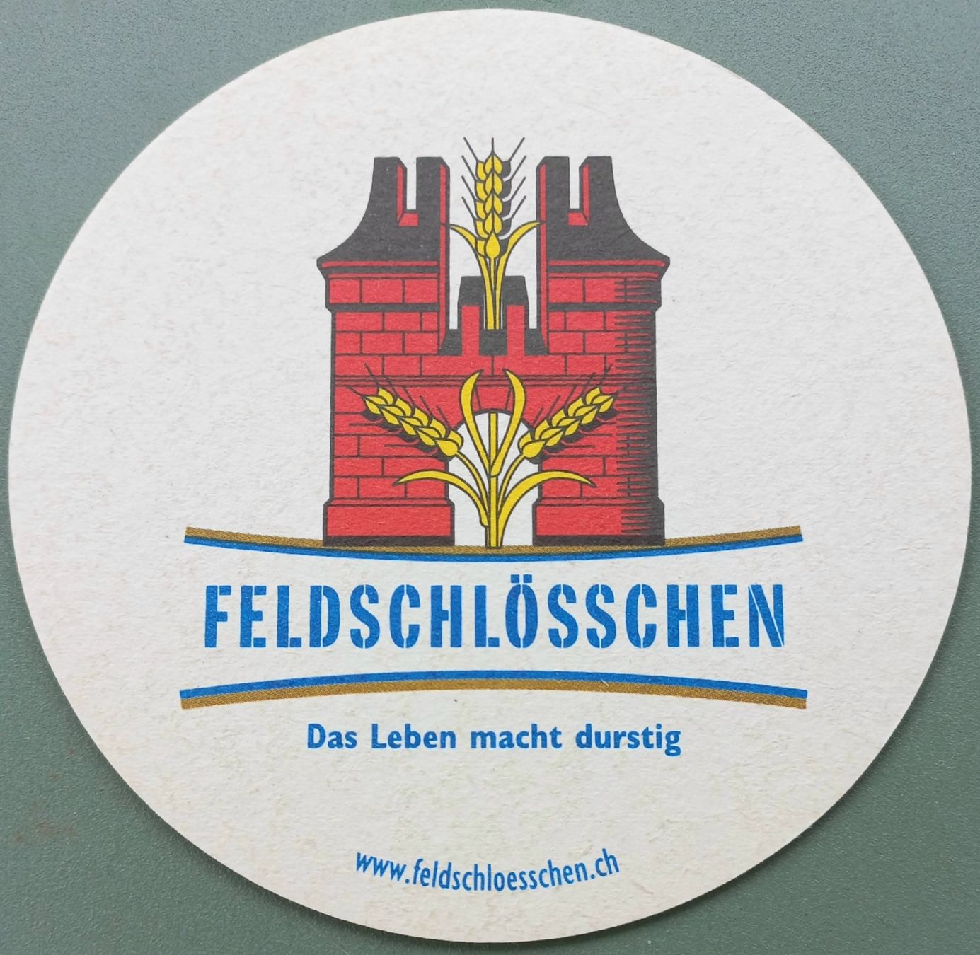Feldschlösschen Sottobicchieri: Bierdeckel - Feldschlösschen - CH – Usato da Niederuzwil venduto da lubimaja 1