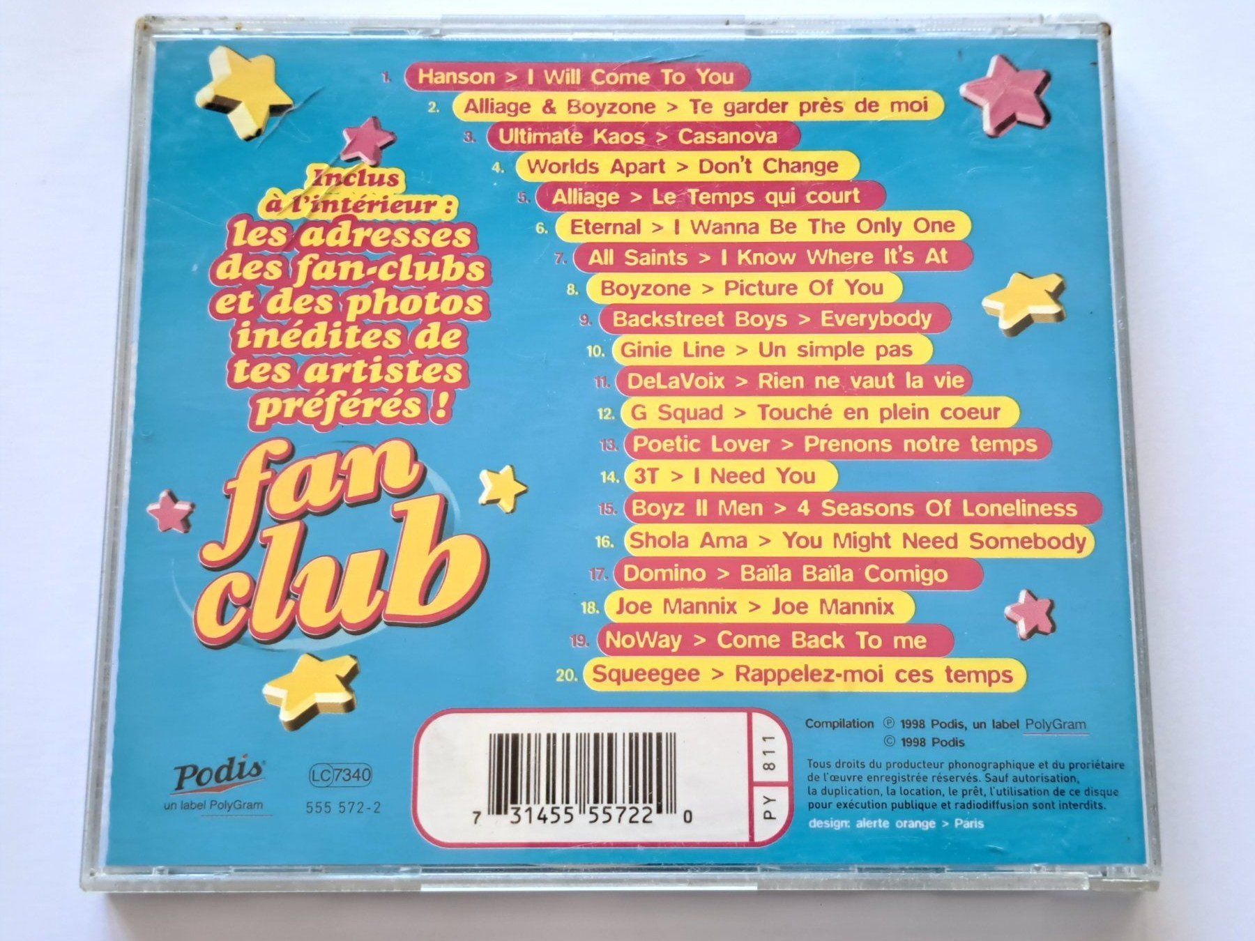 CD: Cd Fan Club - Compilation  – Usato da Pully venduto da bro_n52j 2