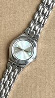 Swatch Damenuhr Irony Quartz Silberarmband 