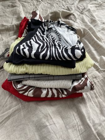 Sommerliche Crop-Tops im Set, 7 Stück, Grösse S