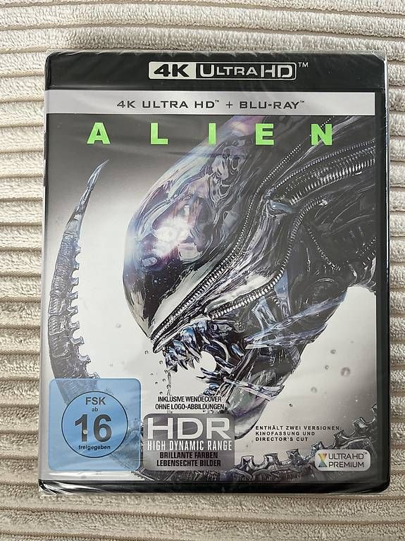Alle DVDs: Alien 4K UHD  – Gebraucht aus Winterthur von Geilotime