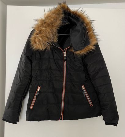 Übergangsjacke, Gr. L, Farbe schwarz