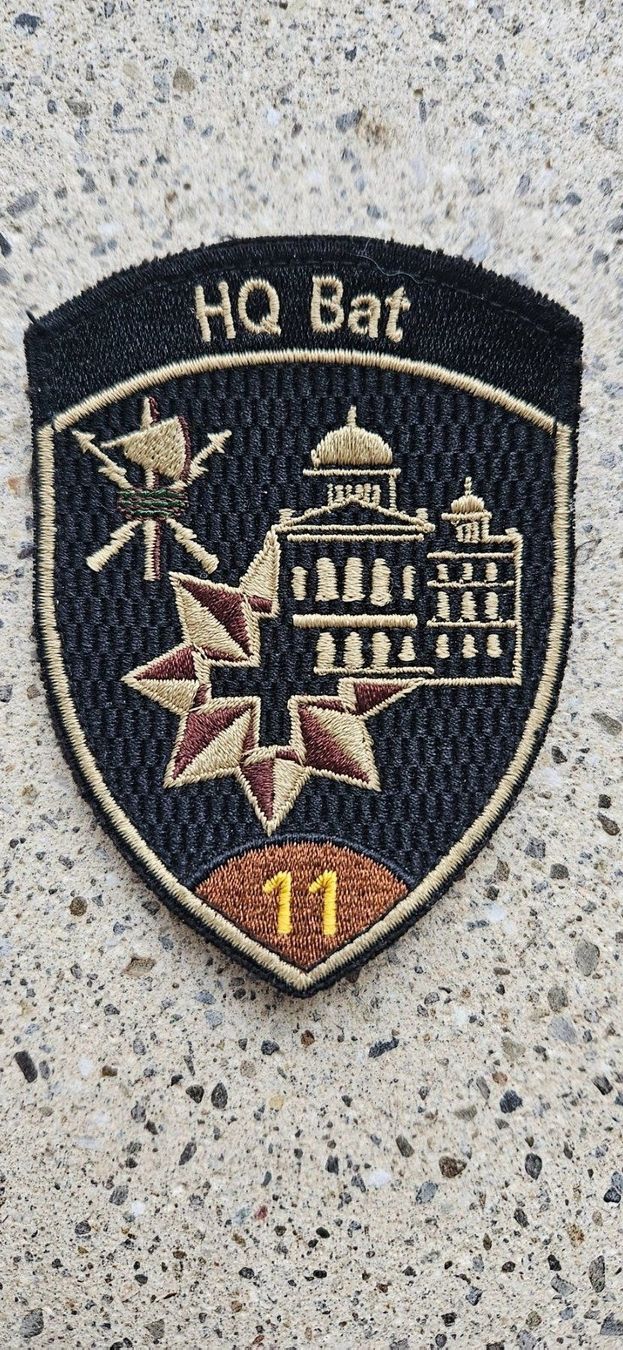 Schweizer Armee Plaketten & Abzeichen: *** Badge HQ Bat mit Klett *** – Neu und originalverpackt aus Riedholz von fr_sIruP