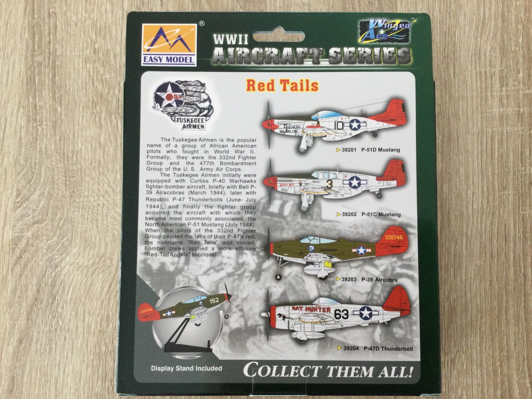 Kit di modellismo & Modellini statici: P-39 Aircobra Red Tails 1:72 Easy Model – Nuovo e nell'imballaggio originale da Mezzovico venduto da Herbie53 1