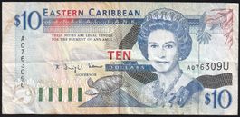 Anguilla Eastern Caribbean Staates 10 Dollars 1994