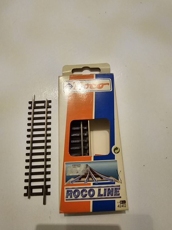 5 × Roco H0 Gleissystem G1/2 42412 (Neu (gemäss Beschreibung)) in für ...