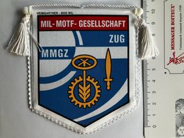 Vintage Fanion/Wimpel  MIL - MOTF - GESELLSCHAFT  ZUG   MMGZ