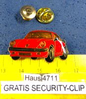 PORSCHE 911 TURBO SPORT-CAR AUTO PIN GLASIERT GOLDIG