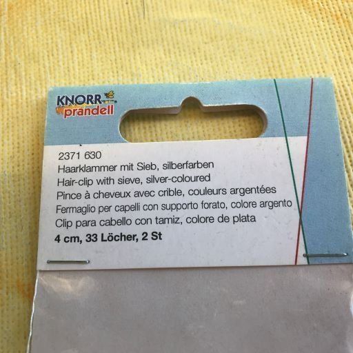 Haarschmuck: LOT HAARKLAMMER MIT SIEB SILBERFARBEN – Neu und originalverpackt aus Ostermundigen von crazy-horse-1840 3