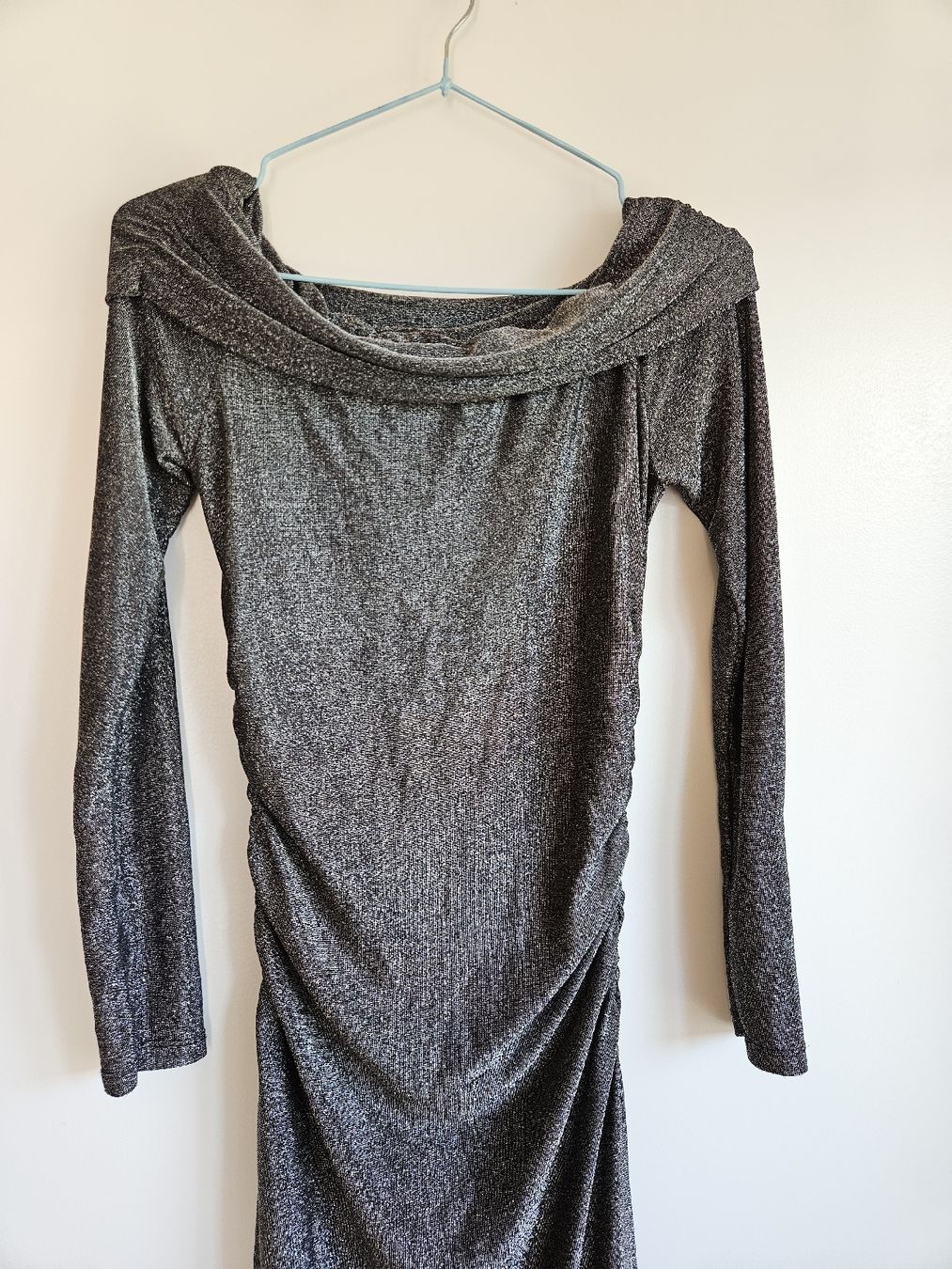 Vestiti: Silbernes /Metallic Glitzer- Kleid / Abendkleid – Usato da Ebikon venduto da SecondChance_byM 1