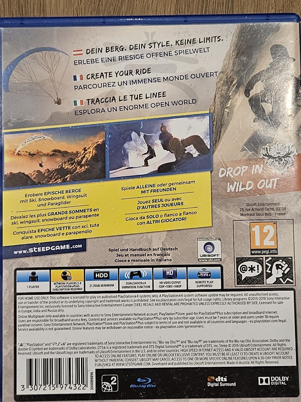 Giochi: Steep -  PS4 Game – Usato da Anwil venduto da tamoos 2