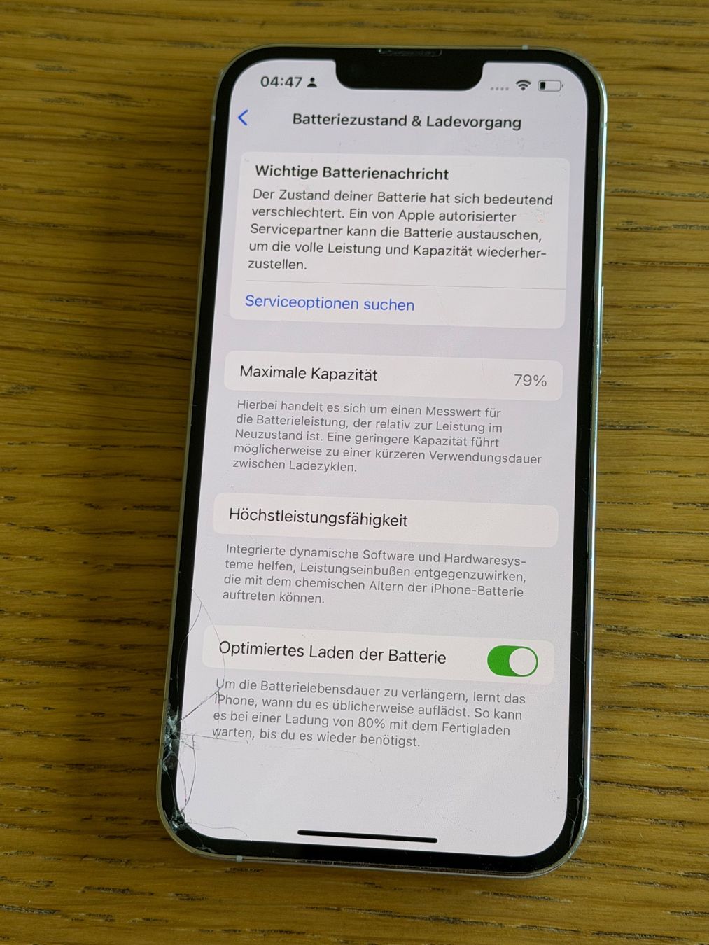 Apple Handys / Smartphones: iPhone 13 Pro 256GB, Displayschaden – Gebraucht aus Baden von networm3000 7
