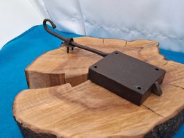 1 antikes Zuggriff Fallen Schloss, 17.6cm, Eisen (3710#MBS3)