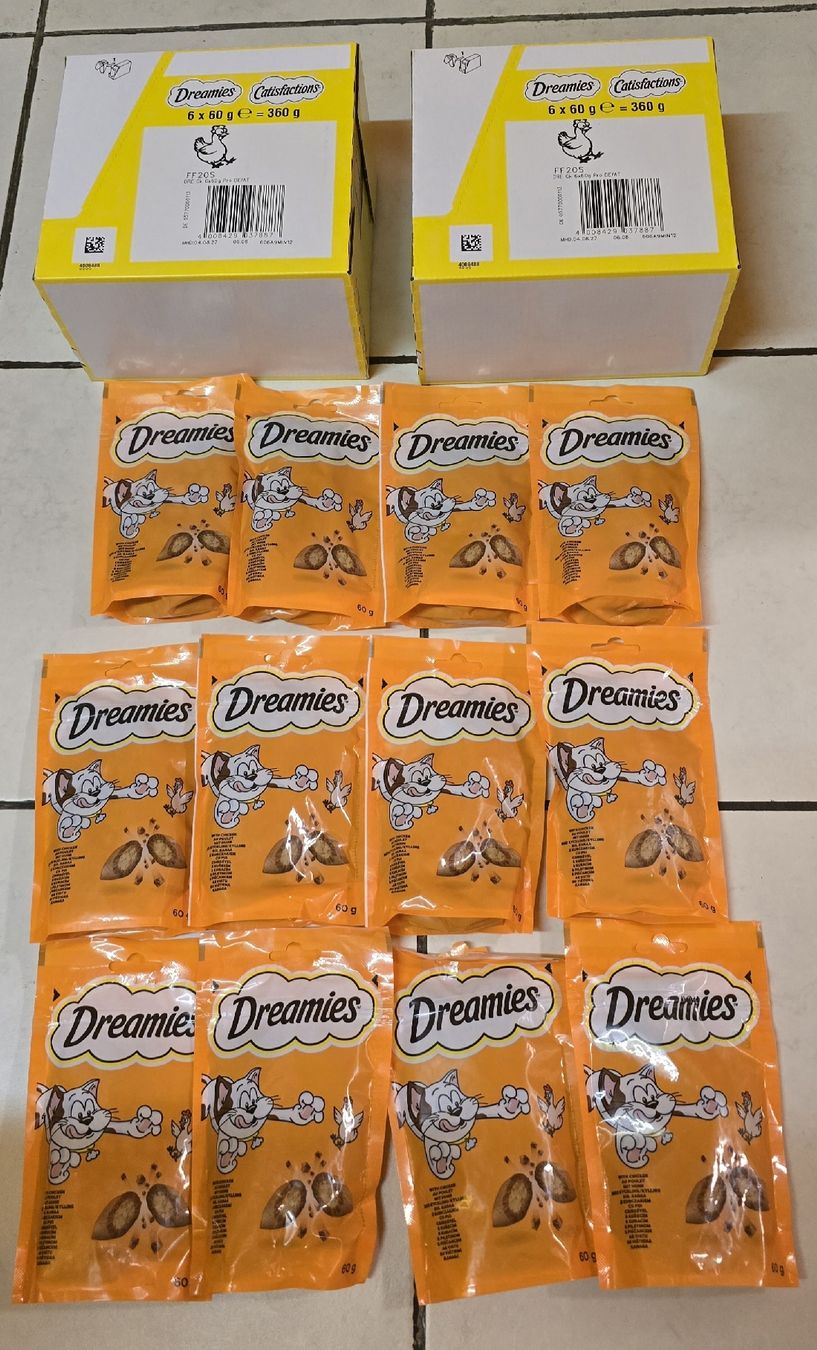 Mangimi: Dreamies Katzensnacks mit Huhn 24x60g NEU – Nuovo (secondo la descrizione) da Hüttikon venduto da Sybille91