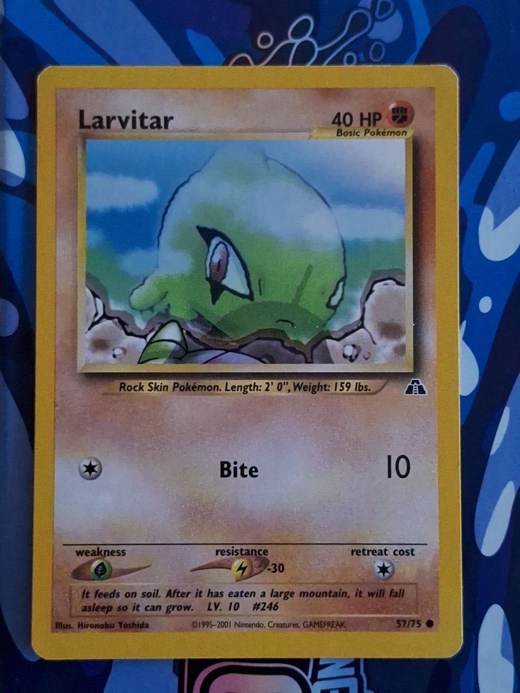 Pokémon Cartes à collectionner: Larvitar - Neo Discovery #Ord3 – D'occasion à Altstätten SG par GGsGameshop